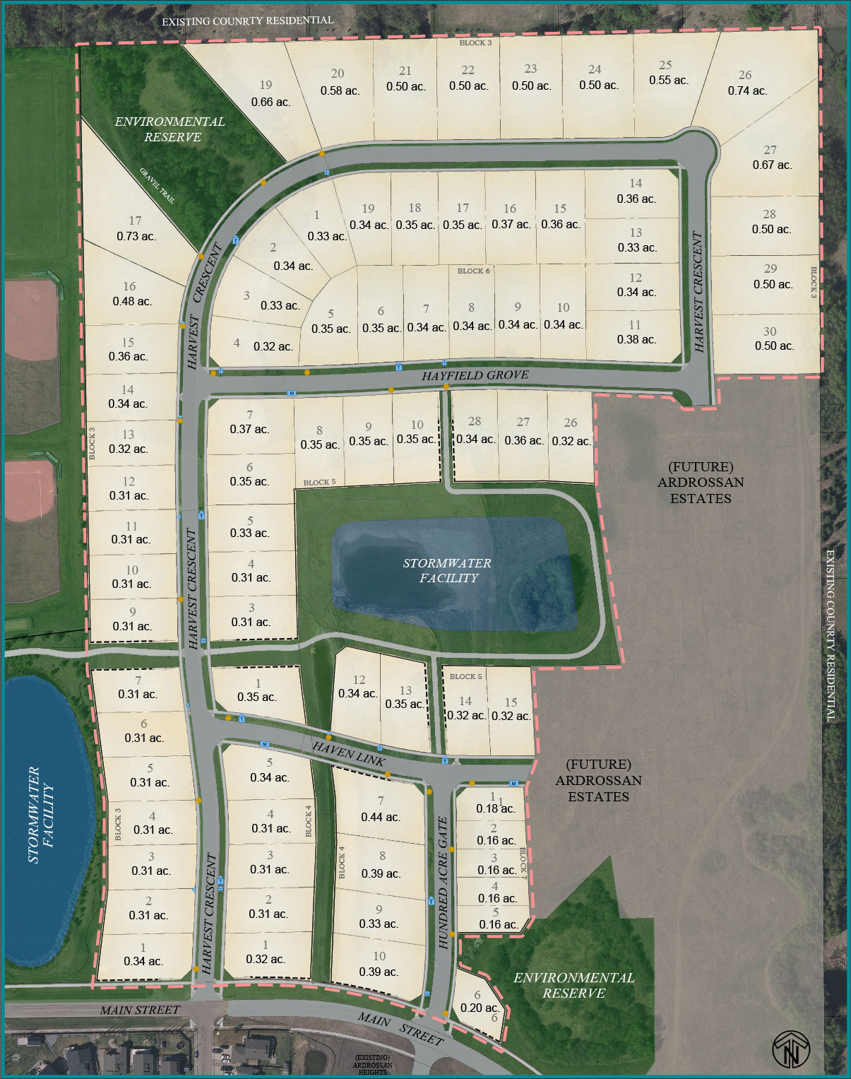 New Lot Map Estates