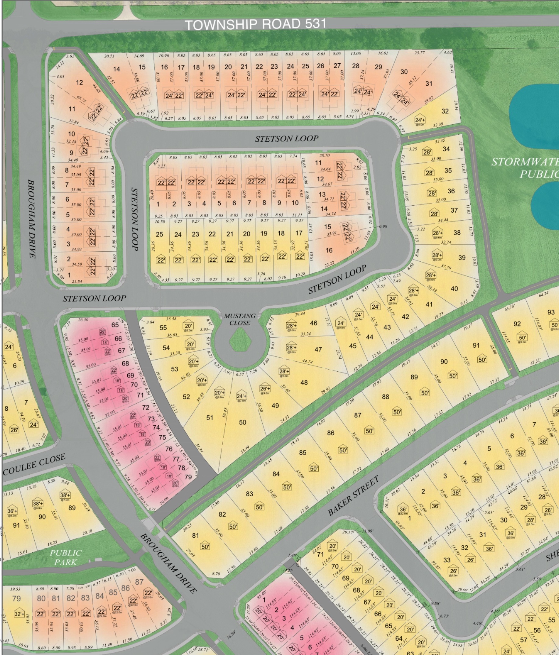 Lot Map Heights Stage 11
