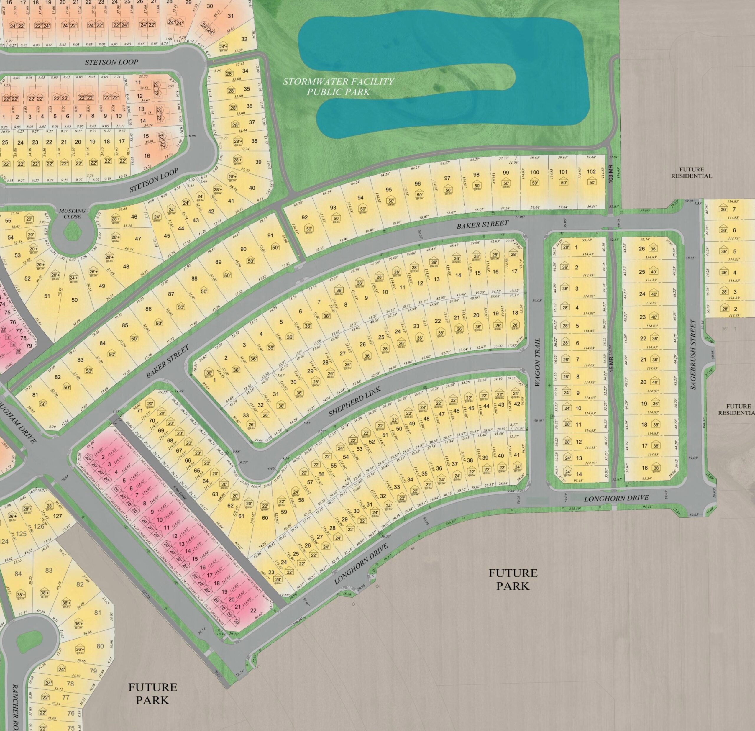 Lot Map Heights Stage 12